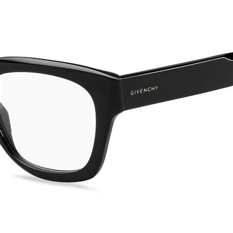 givenchy gv 0047 807 black|Givenchy Transparent Square Unisex Eyeglasses GV 0047 807 .